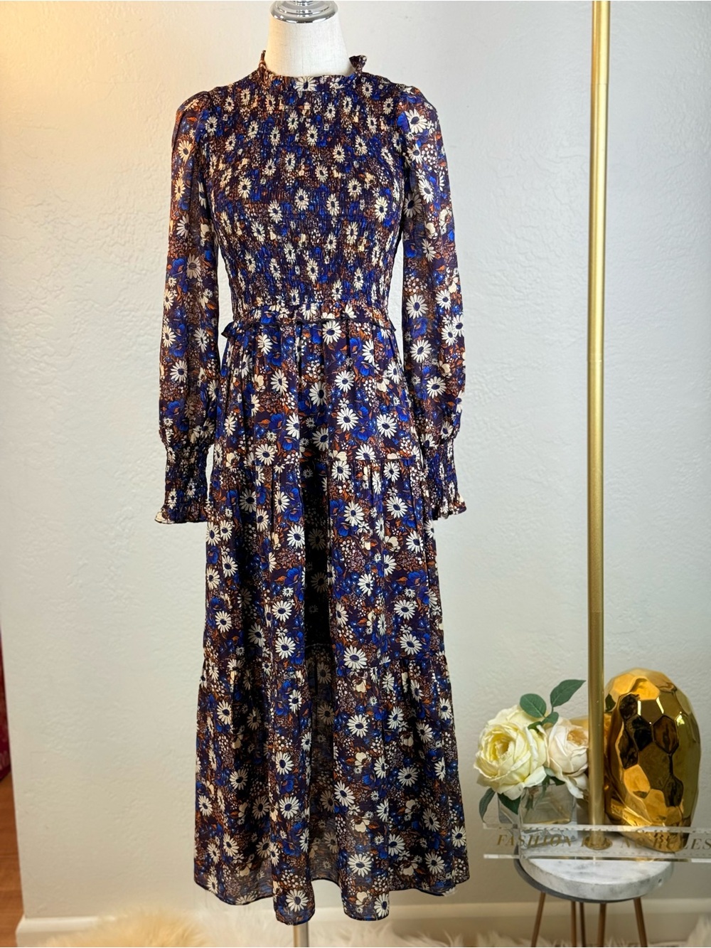 BY THE RIVER Whimsigoth Maxi Dress •Blu Pepper Design House •Romantic •Ethereal - Picture 9 of 16